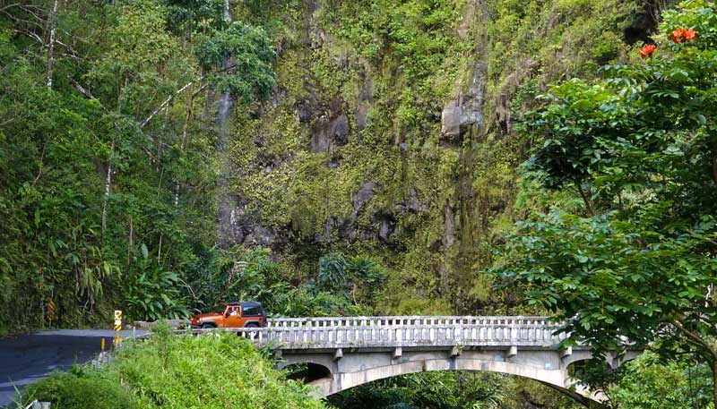 Road to Hana on Maui